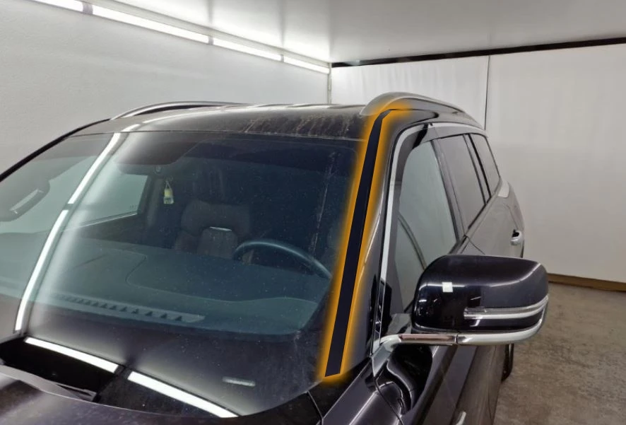 Водосток лобового стекла Премиум для Hongqi LS7 I