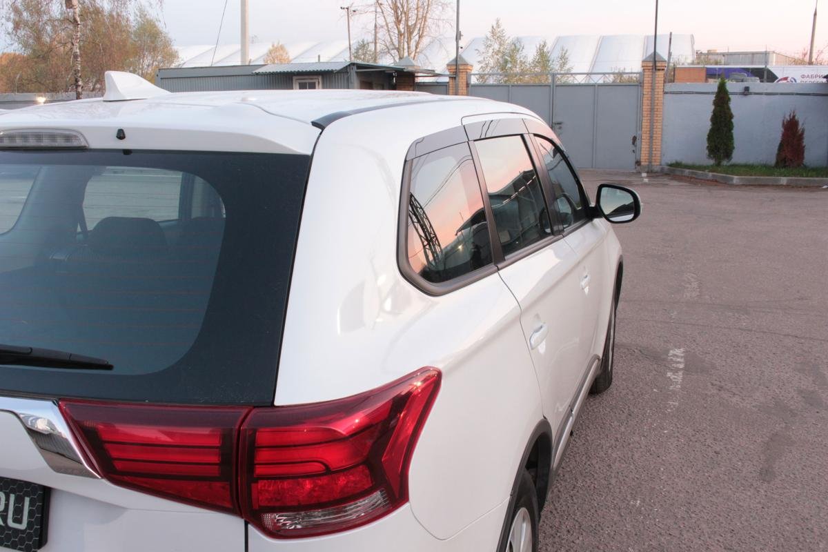 Дефлекторы окон 2D 6 шт. для Mitsubishi Outlander III Рестайлинг