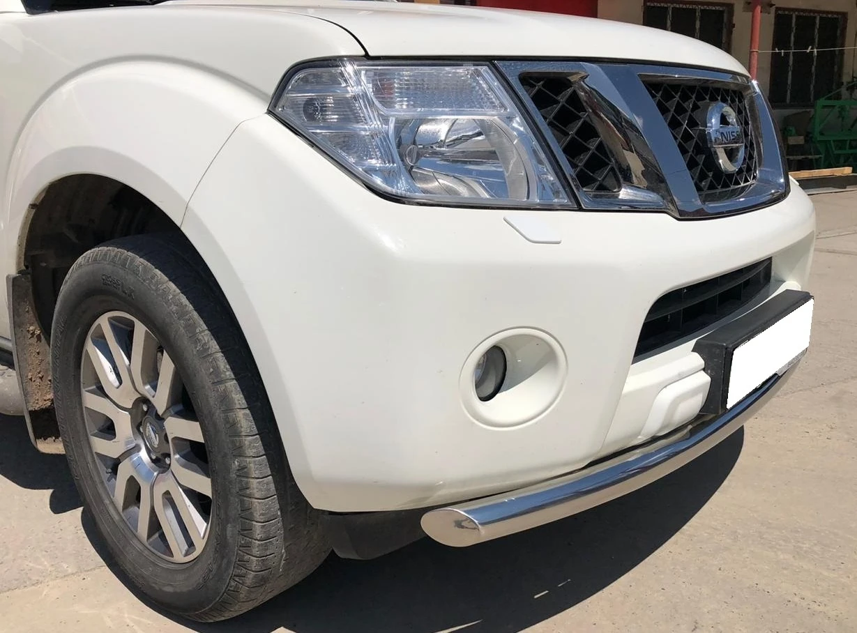 Защита переднего бампера d60 мм для Nissan Pathfinder III Рестайлинг  Юко NPF.10.01