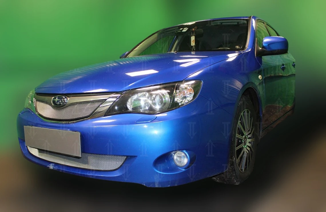 Комплект сеток chrome верх (2.0) и низ для Subaru Impreza III