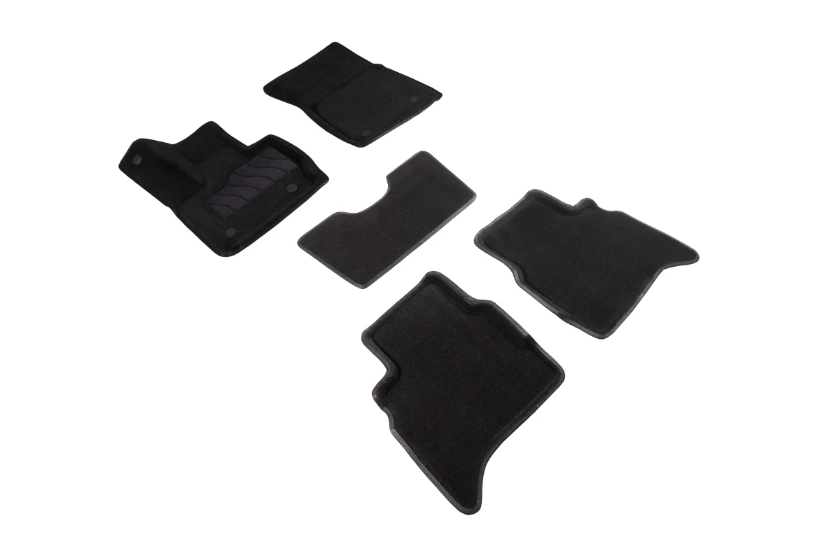 Коврики 3D ВОРС в салон для Mercedes-Benz G-Класс AMG II (W463) Черный