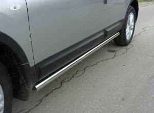 Пороги труба 60,3 мм для Renault Duster I