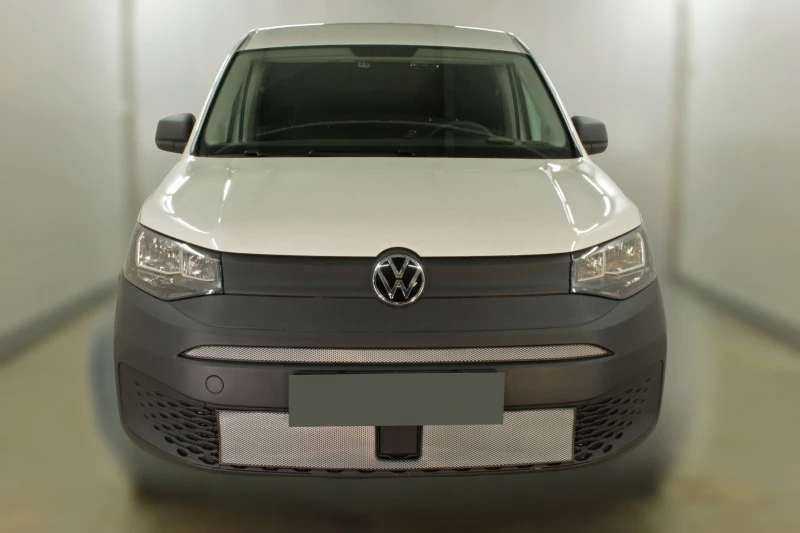Комплект сеток chrome верх и низ для Volkswagen Caddy V Хром Стрелка 11 VWCAD20.top.chrome-VWCAD20.bot.chrome