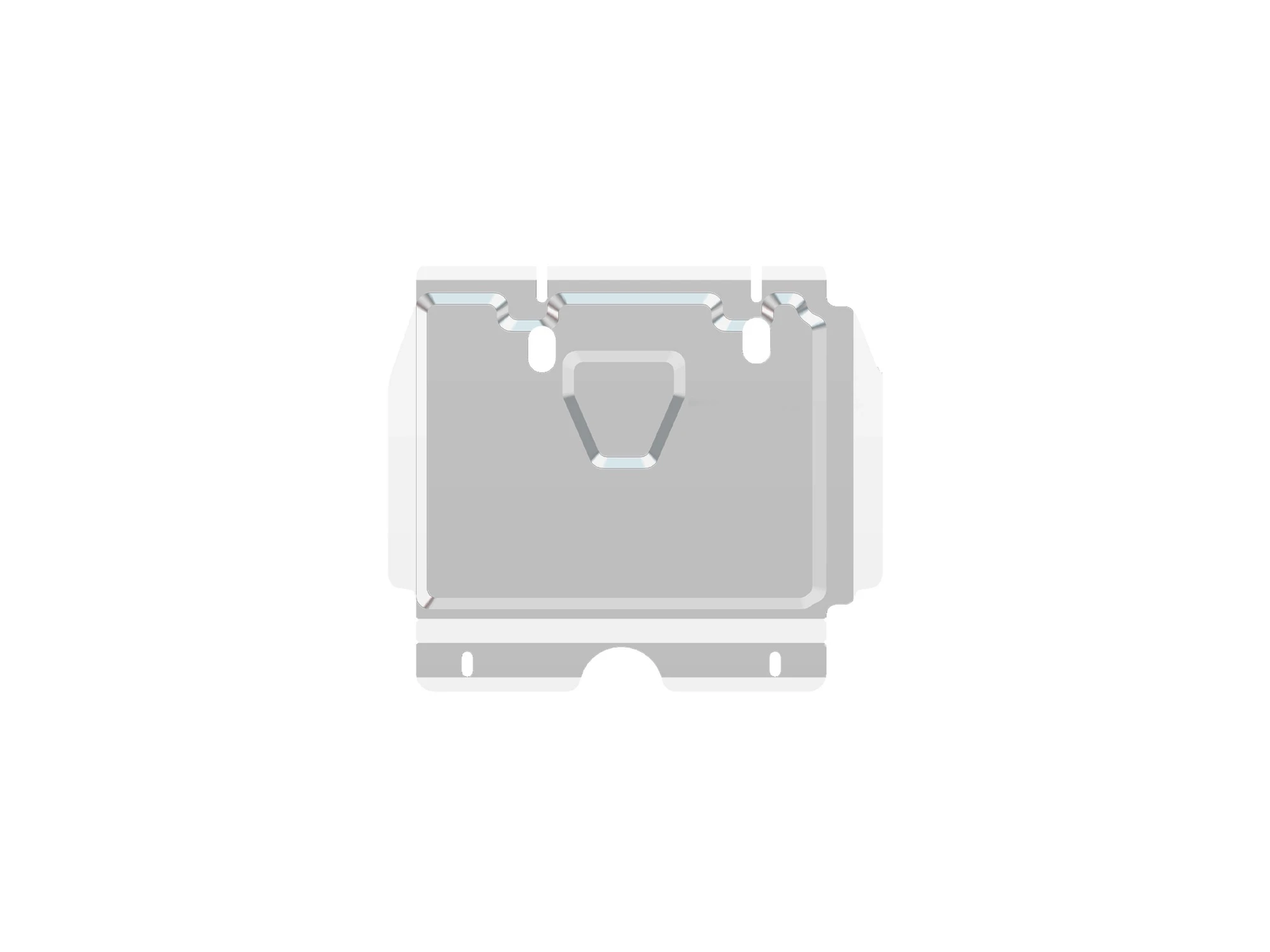 Защита редуктора переднего моста для Toyota Fortuner II