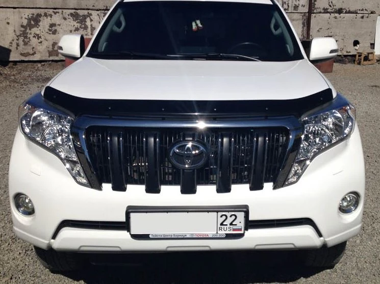 Дефлектор капота темный для Toyota Land Cruiser Prado 150 Series Рестайлинг 1  SIM NLD.STOLCP1312