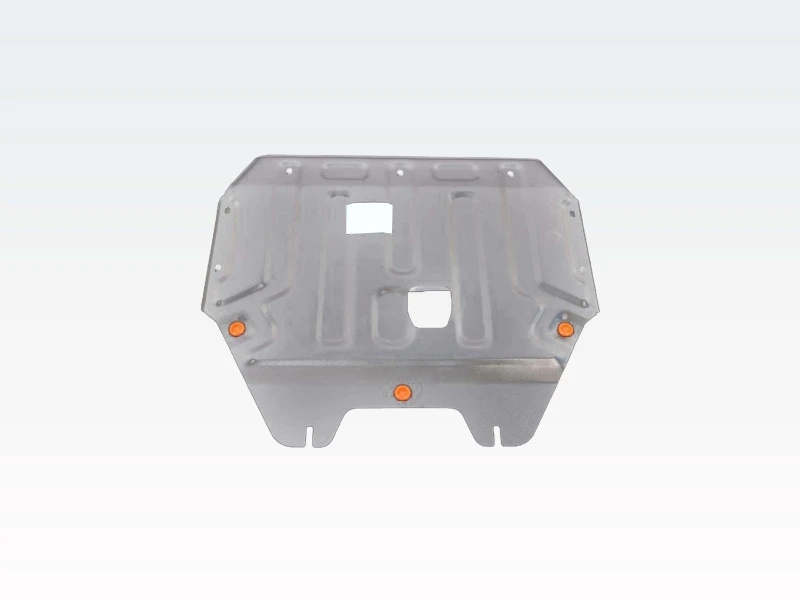Защита картера и КПП для Kia Picanto II Черный Alfeco ALF1126AL4