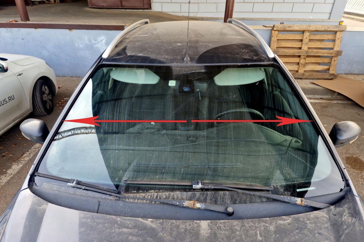 Дефлектор (водосток) лобового стекла для Ford Focus II Рестайлинг