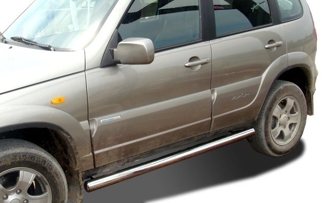 Пороги труба d60 мм для Chevrolet Niva I  Юко CVNV.02.32