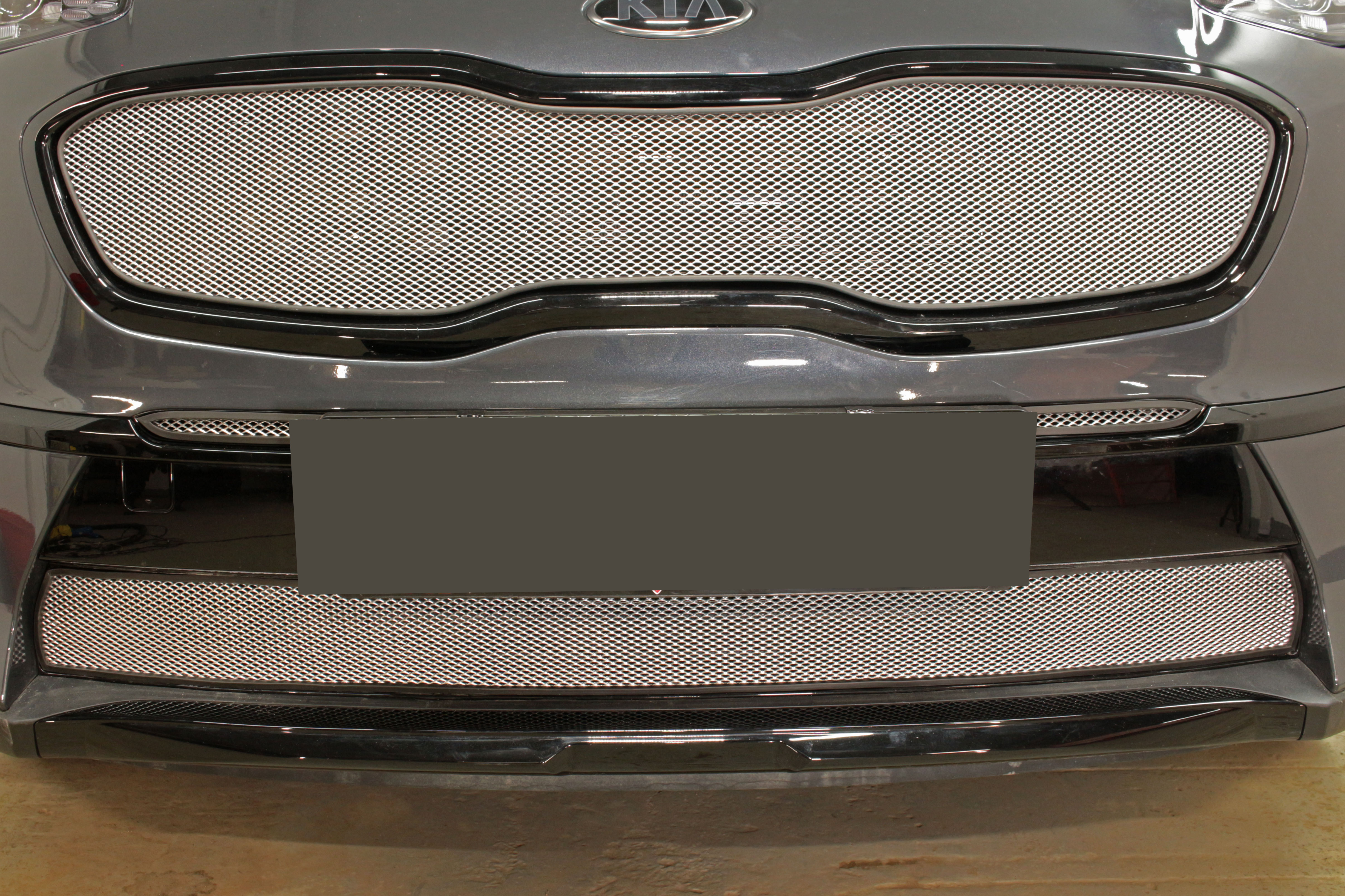 Защитная сетка радиатора верх для Kia Sportage IV Рестайлинг