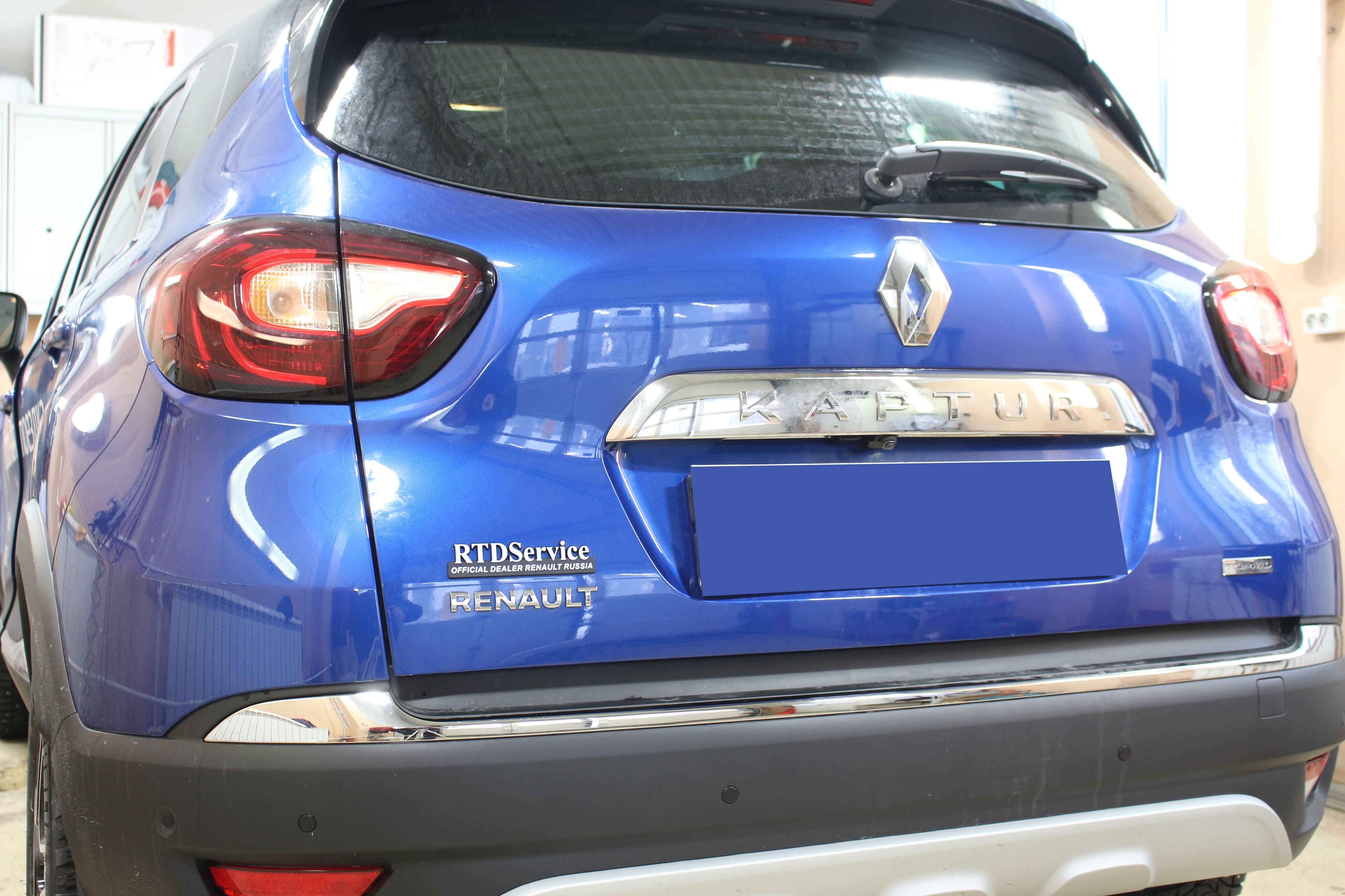 Защита камеры заднего вида для Renault Kaptur I Рестайлинг