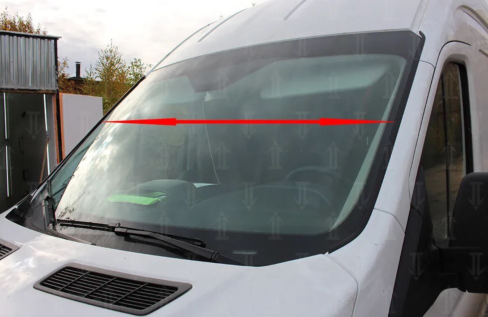 Дефлектор (водосток) лобового стекла для Ford Tourneo Custom I