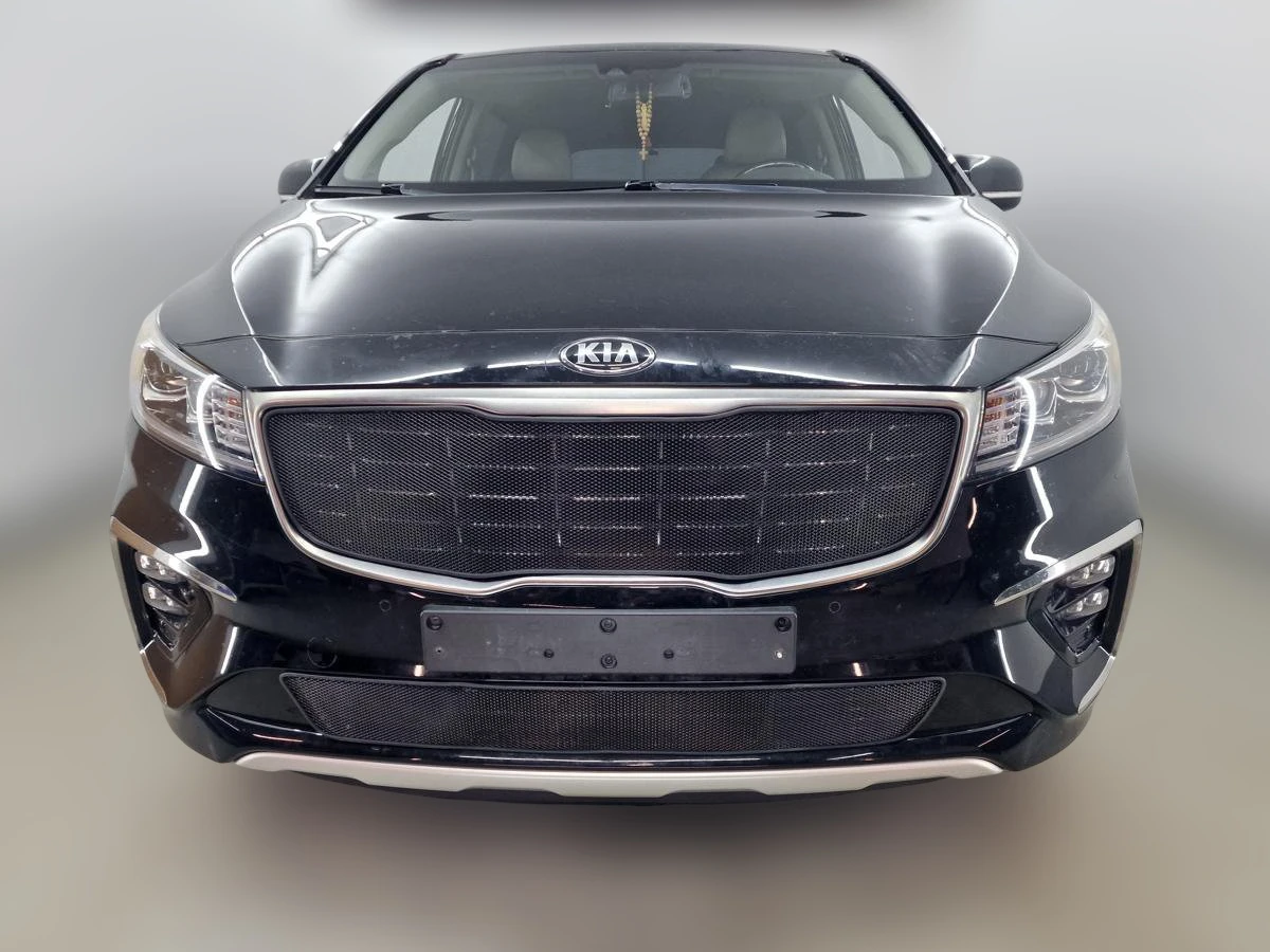 Комплект сеток black верх и низ для Kia Carnival (YP) III Рестайлинг
