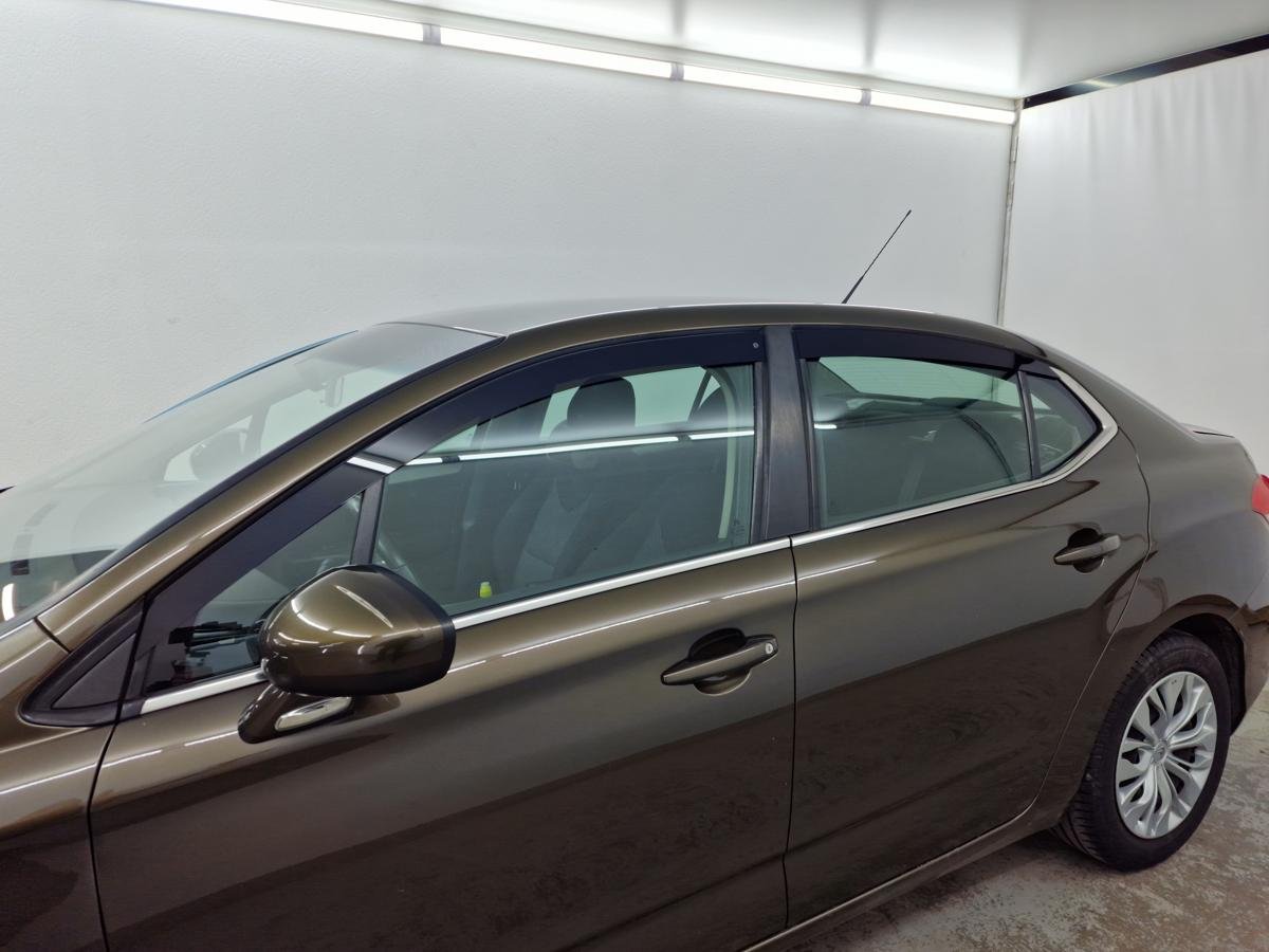 Дефлекторы окон 2D 4 шт. для Citroen C4 II Рестайлинг