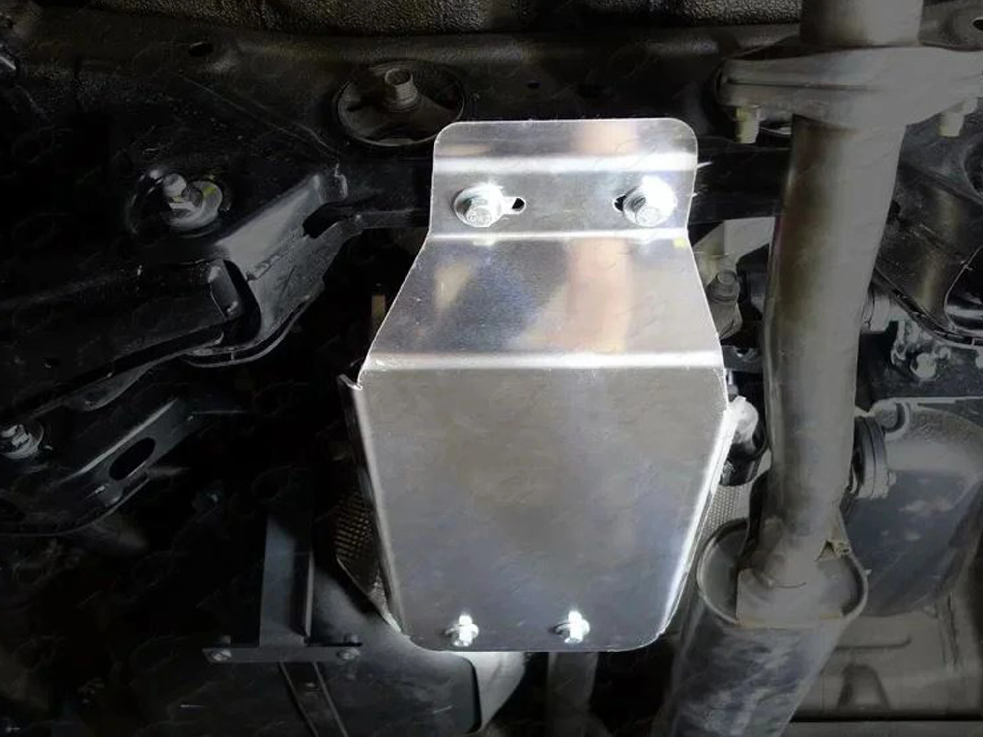 Защита заднего редуктора для Hyundai Tucson III Рестайлинг  ТСС ZKTCC00173