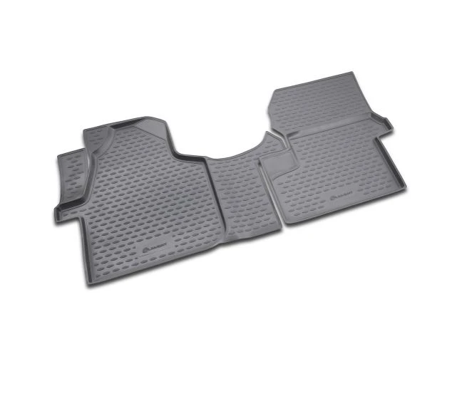 Коврики 3D в салон полиуретан 2 шт для Volkswagen Crafter I Черный Element