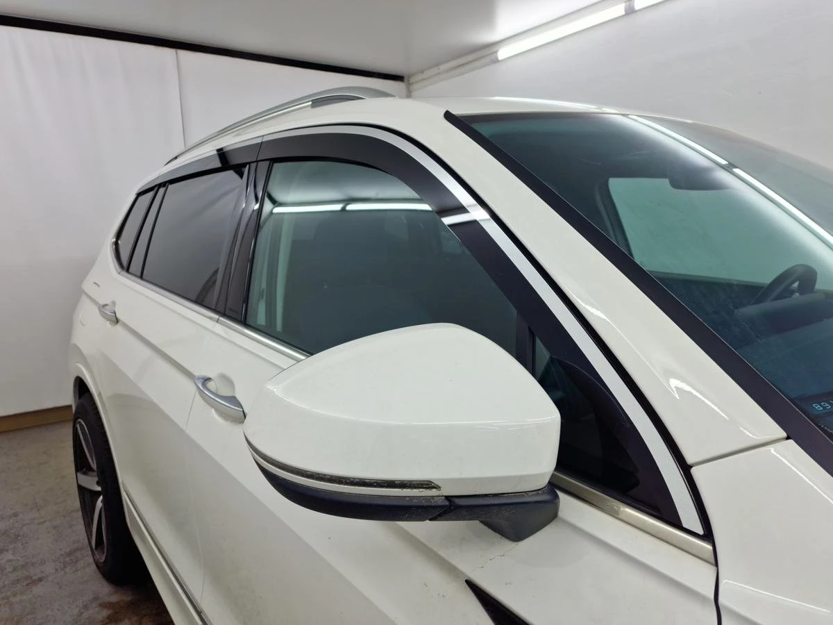 Дефлекторы окон 2D с хром накладками 6 шт. для Volkswagen Tiguan II Рестайлинг