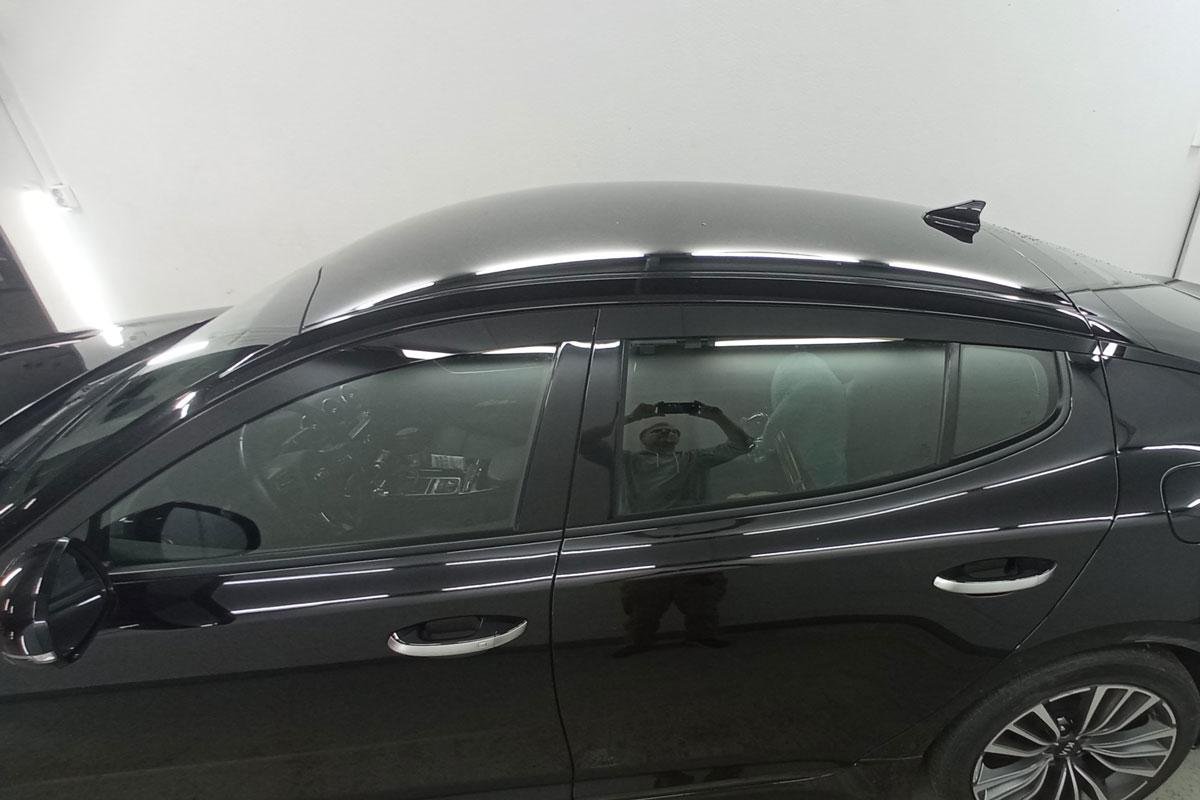Дефлекторы окон 2D 6 шт для Kia Stinger I