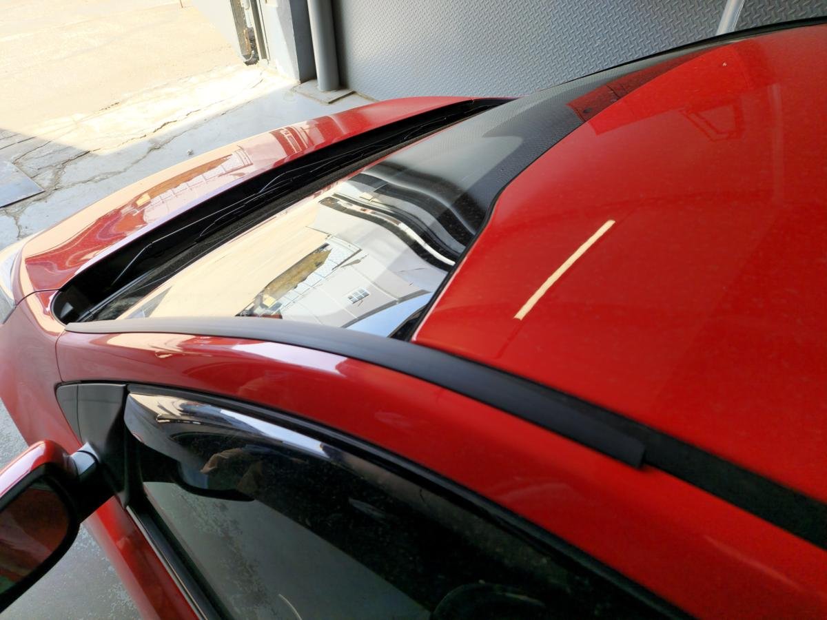 Дефлектор (водосток) лобового стекла для Kia Picanto II