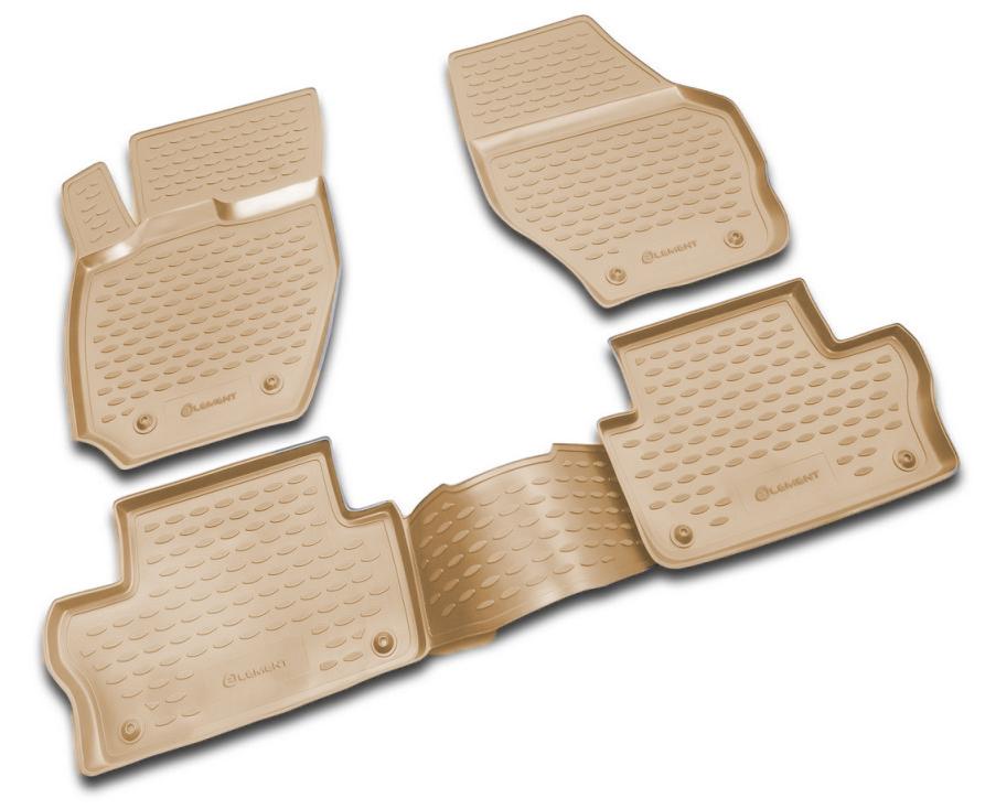 Коврики в салон полиуретан 4шт для Land Rover Freelander II Рестайлинг