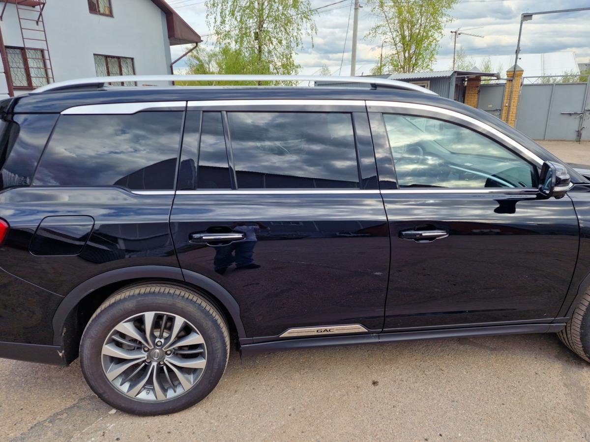Дефлекторы окон с хром накладками 2D 6 шт для GAC GS8 I
