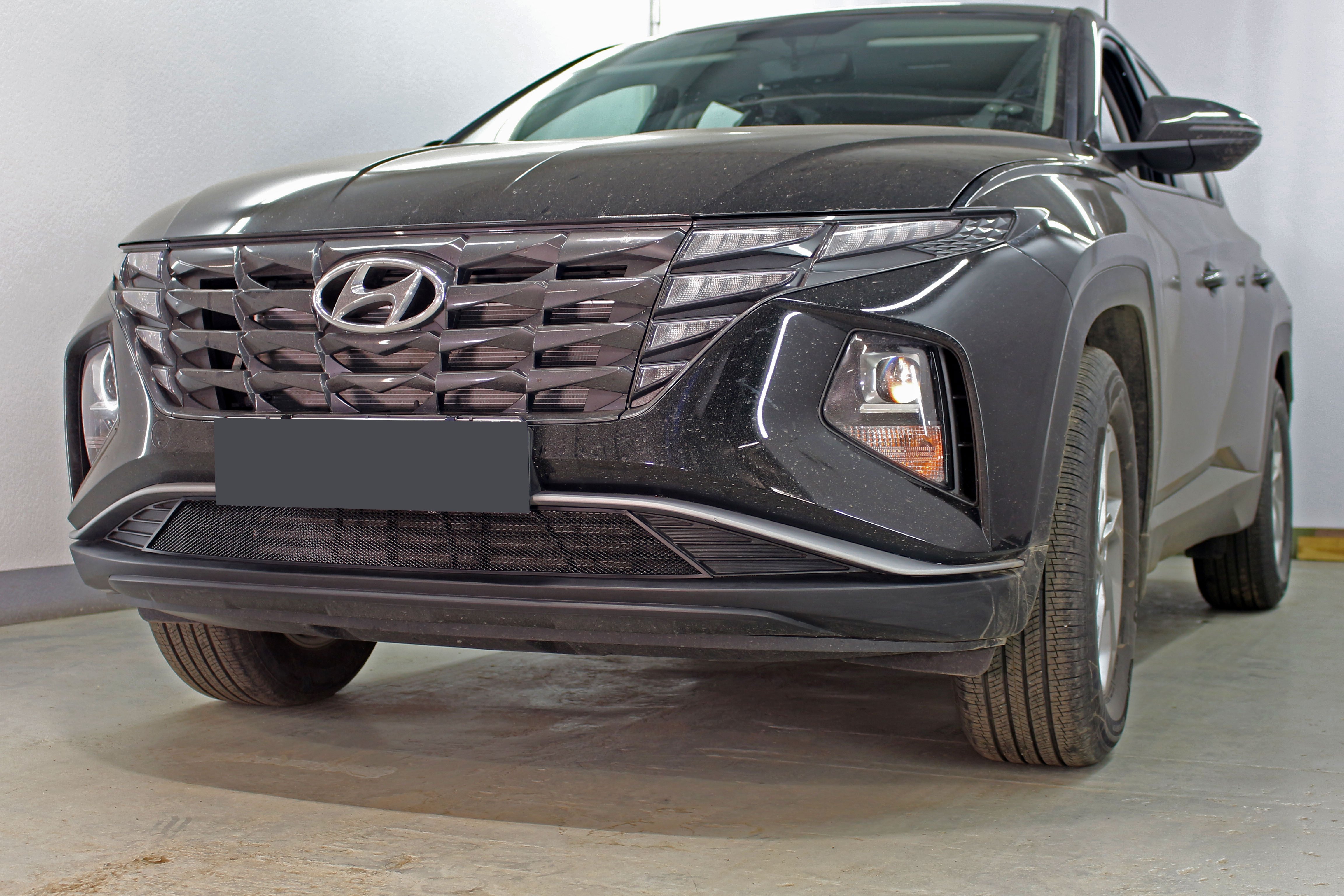 Защитная сетка радиатора низ для Hyundai Tucson IV