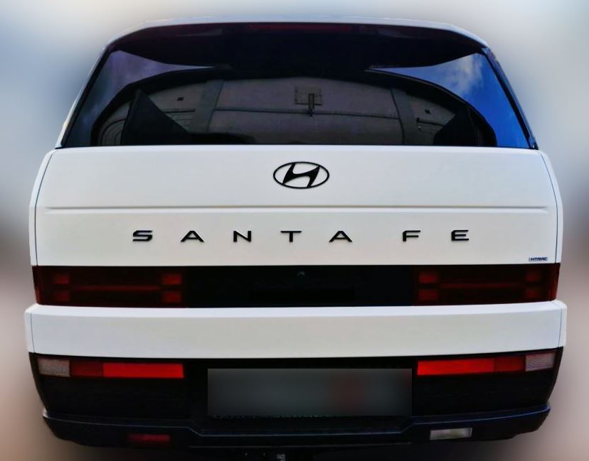 Наклейки на буквы задней двери багажника для Hyundai Santa Fe V (MX5)