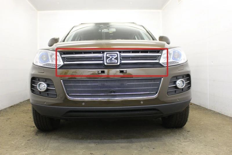 Защитная сетка радиатора верх 3 части для Zotye T600 I Черный Стрелка 11 ZT600.top.black