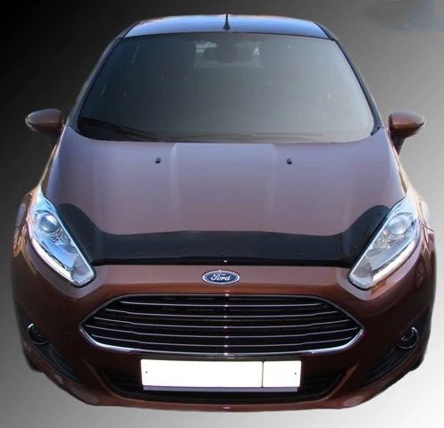 Дефлектор капота темный для Ford Fiesta Mk6 Рестайлинг  SIM NLD.SFOFIE1512