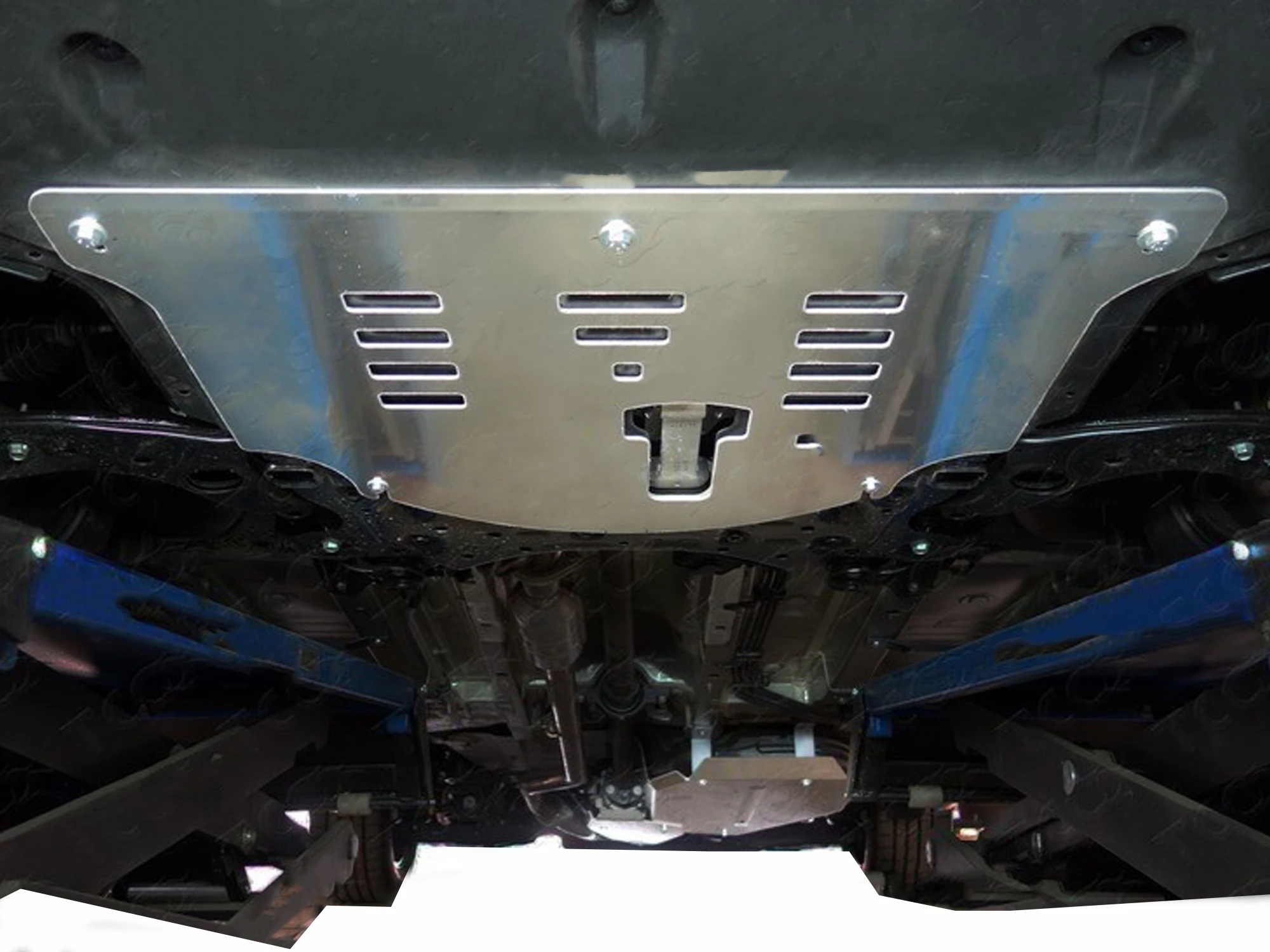 Защита картера и КПП для Hyundai Santa Fe IV  ТСС ZKTCC00132