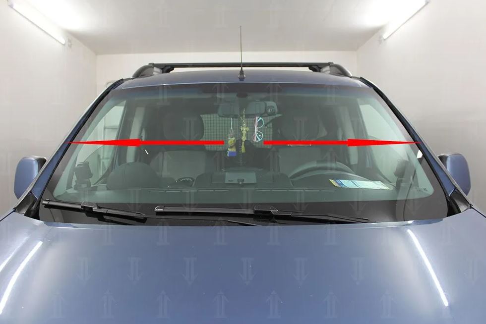 Дефлектор (водосток) лобового стекла для Citroen C4 Picasso I