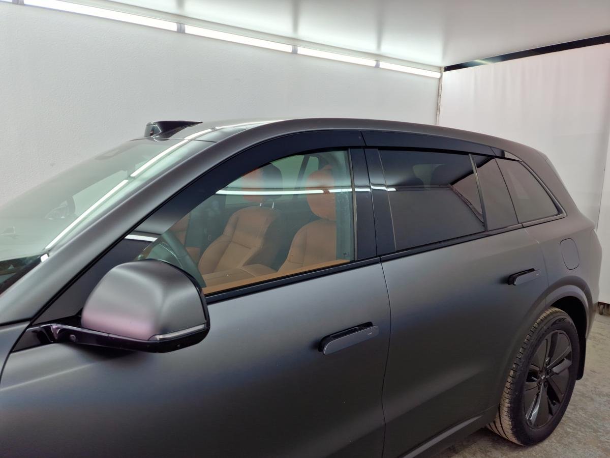 Дефлекторы окон 2D с хром накладками 6 шт. для LiXiang L6 I