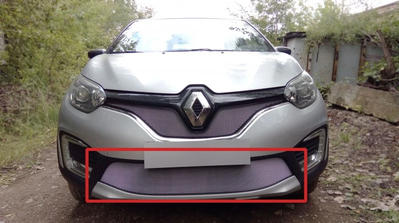 Защитная сетка радиатора низ для Renault Kaptur I Хром Стрелка 11 RKAP16.bot.chrome