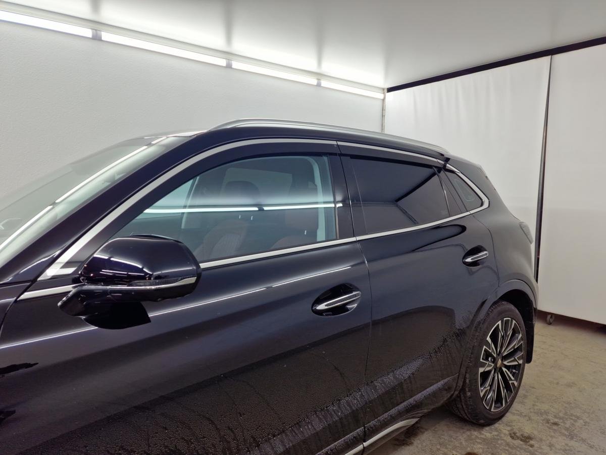 Дефлекторы окон с хром накладками 2D 6 шт для Hongqi HS5 I