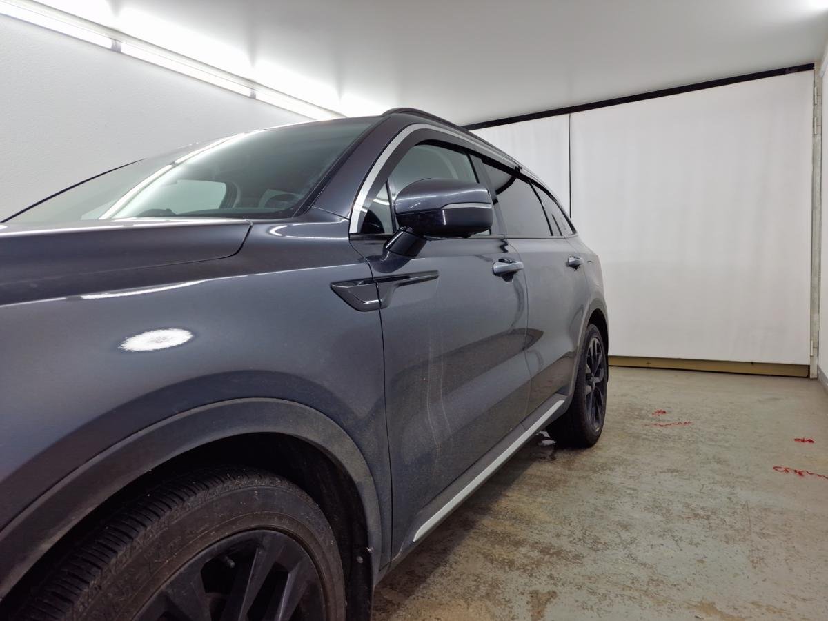 Дефлекторы окон 2D с хром накладками 6 шт. для Kia Sorento IV Рестайлинг