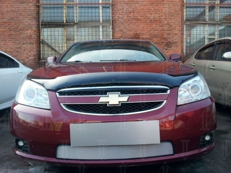 Защитная сетка радиатора для Chevrolet Epica V250 Рестайлинг Хром Стрелка 11 CHEP.chrome
