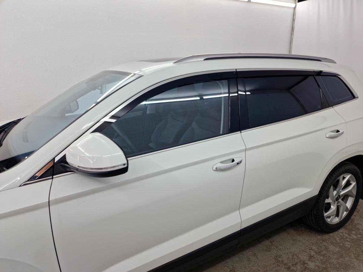 Дефлекторы окон 2D с хром накладками 8 шт. для Jetta VS7 I Рестайлинг