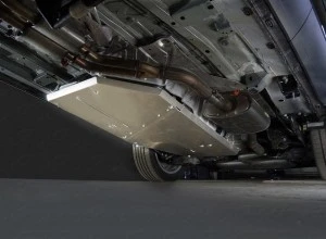 Защита топливного бака (комплект 2шт) для Volkswagen Teramont I Рестайлинг  ТСС ZKTCC00362