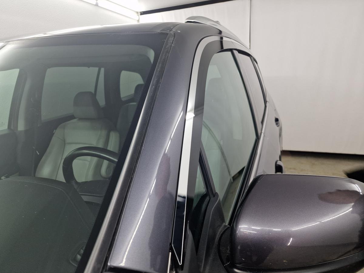 Дефлекторы окон с хром накладками 2D 6 шт для Honda Pilot III