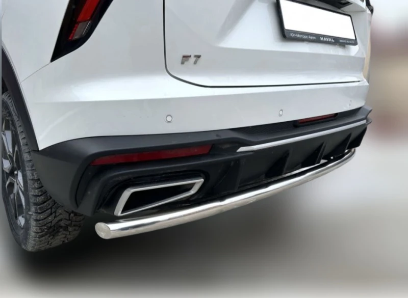 Защита заднего бампера d53 мм для Haval F7 II  Юко GWF7.24.11