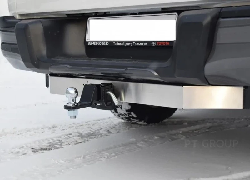 Фаркоп Pt group с типом шара E с нерж.накладкой для Toyota Hilux VIII Рестайлинг  Pt group THI-15-991124.00