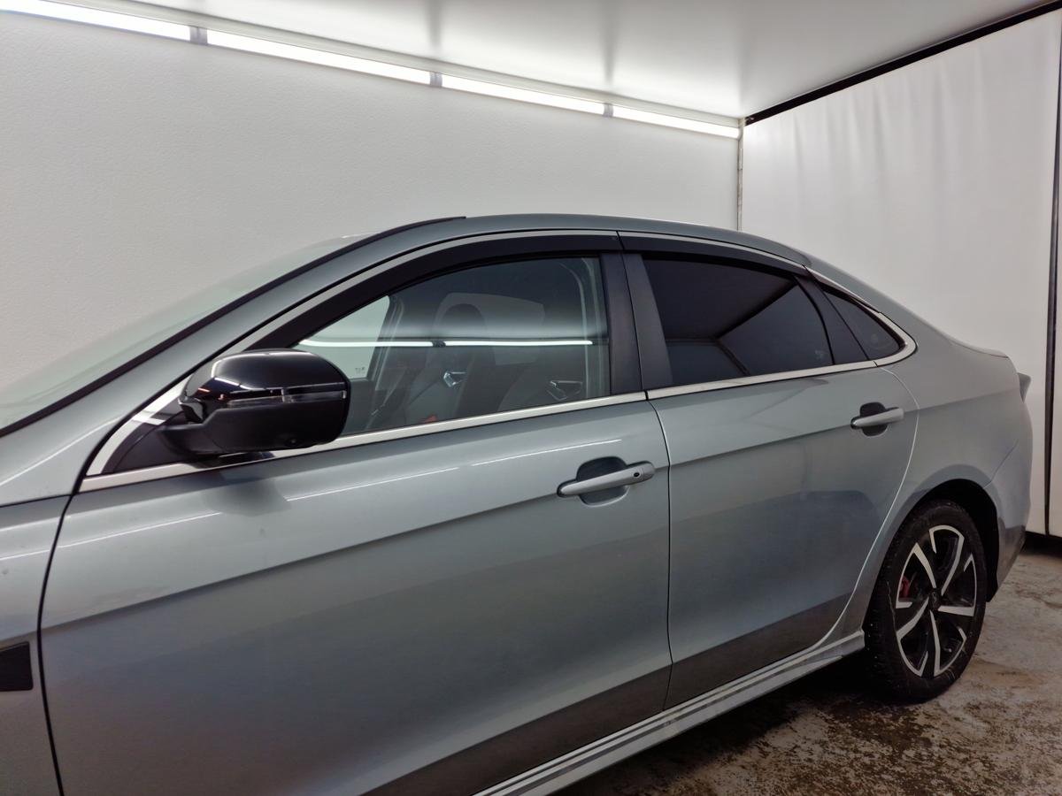 Дефлекторы окон с хром накладками 2D 6 шт для Kaiyi E5