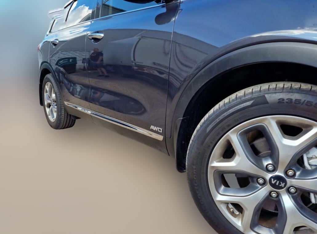 Наклейки на боковые двери для Kia Sorento III Prime