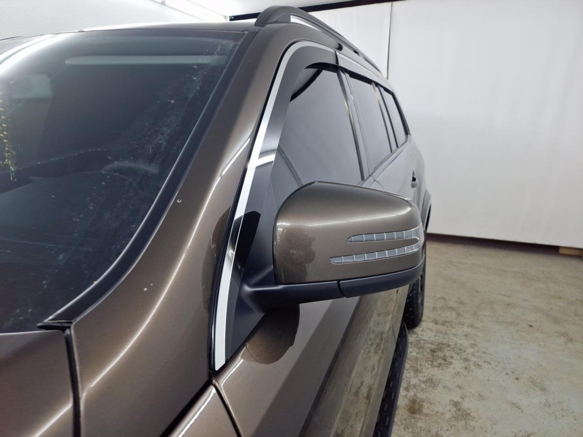 Дефлекторы окон с хром накладками 2D 6 шт для Mercedes-Benz GL-Класс II (X166)