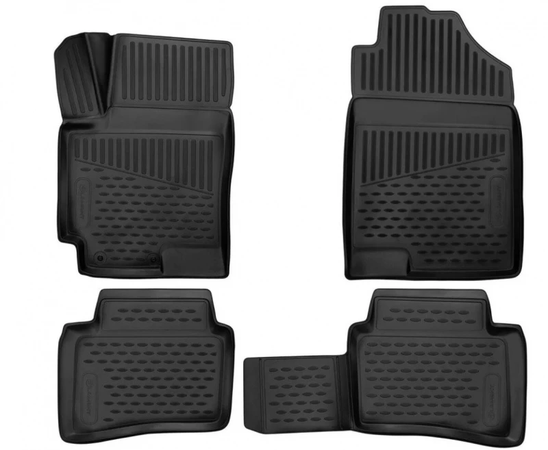 Коврики 3D в салон полиуретан 4шт для Jetour T2 Черный FORMAT FORMAT.3DAN0578210k
