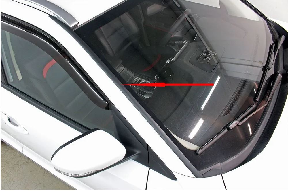 Дефлектор (водосток) лобового стекла для Changan CS55 I