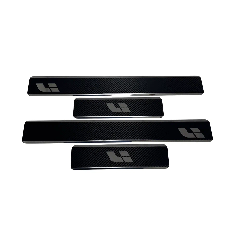 Накладки на пороги нержавеющая сталь под карбон 4шт. для LiXiang L7