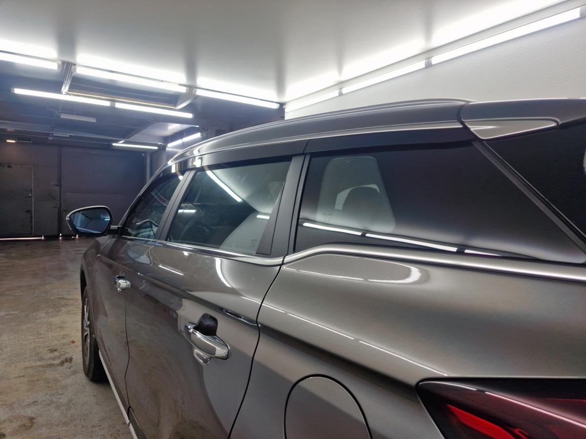 Дефлекторы окон 2D 6 шт. под наклоном для Geely Atlas Pro