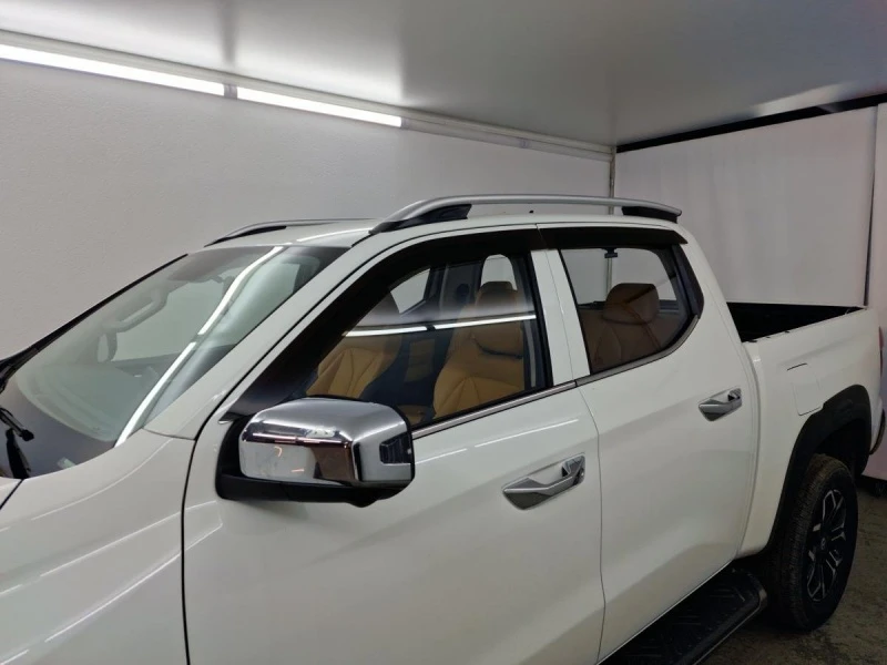 Дефлекторы окон 2D 4 шт для Changan HUNTER PLUS Черные Стрелка 11 2D140-4.S11