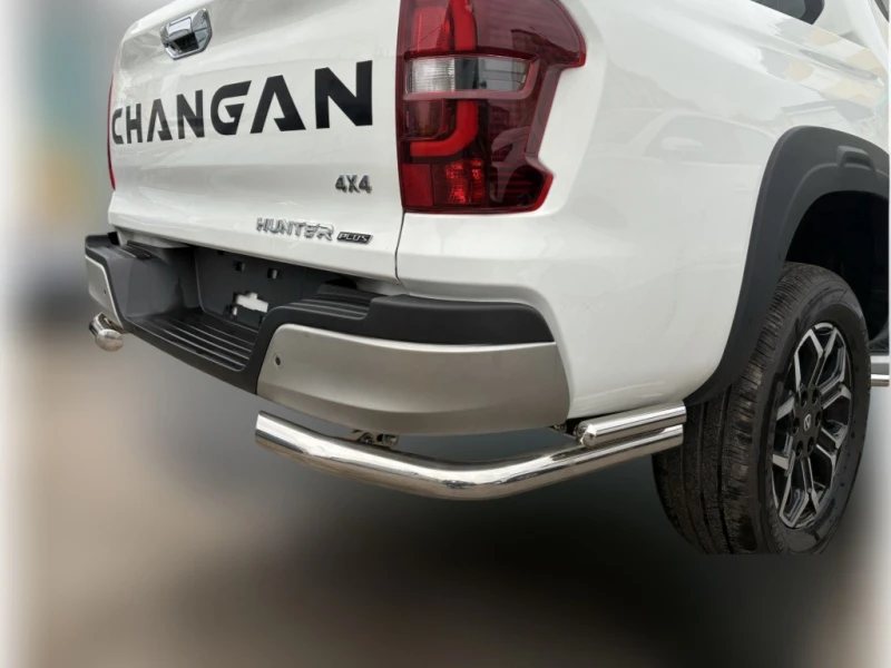 Защита заднего бампера угловая двойная d60/42 мм для Changan HUNTER PLUS  Юко CGHTP.22.20