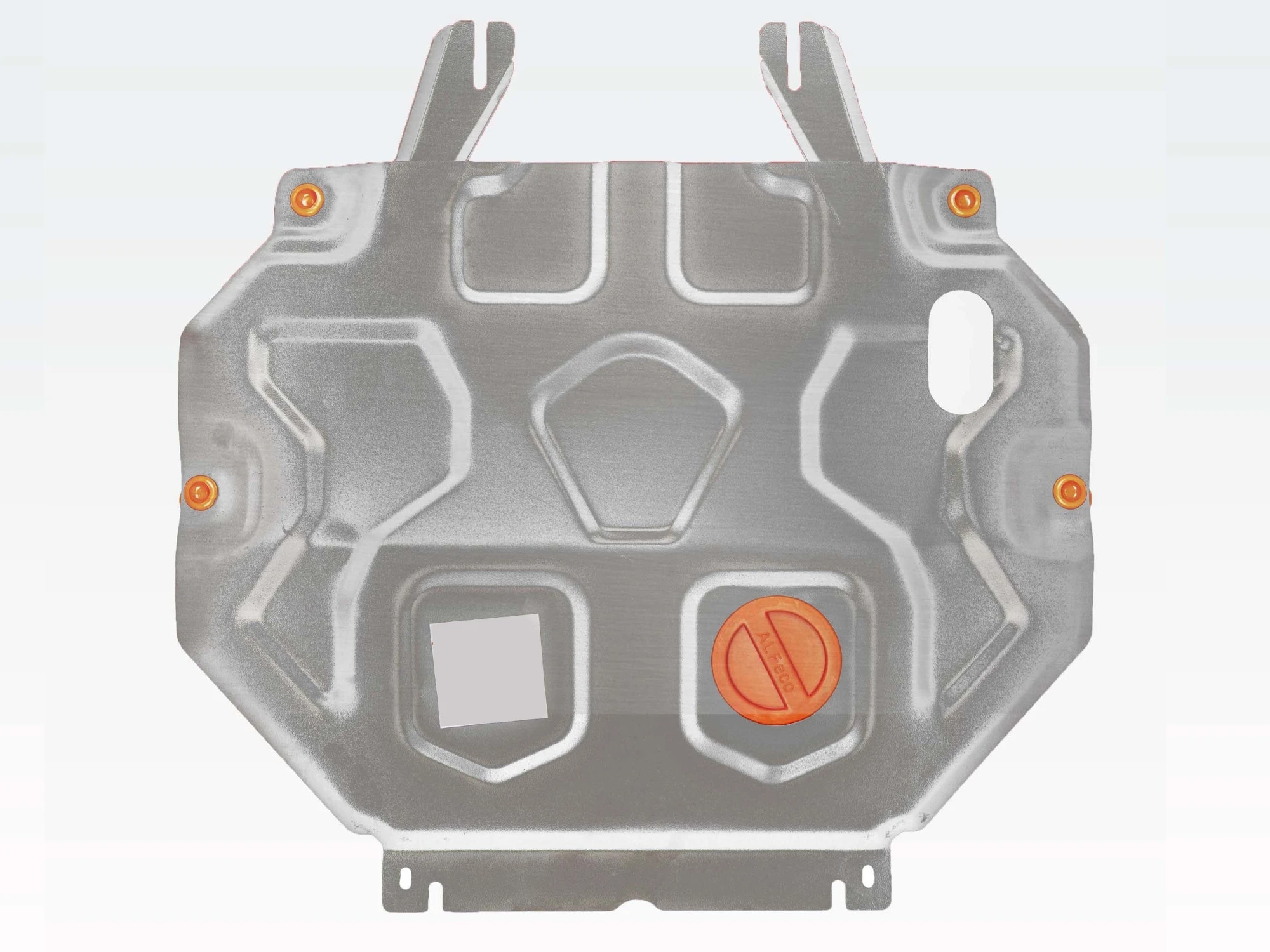 Защита картера и КПП для Mitsubishi Outlander III Рестайлинг 2  Alfeco ALF1431AL